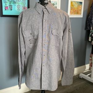 Harley Davidson men’s medium long sleeve dress shirt
